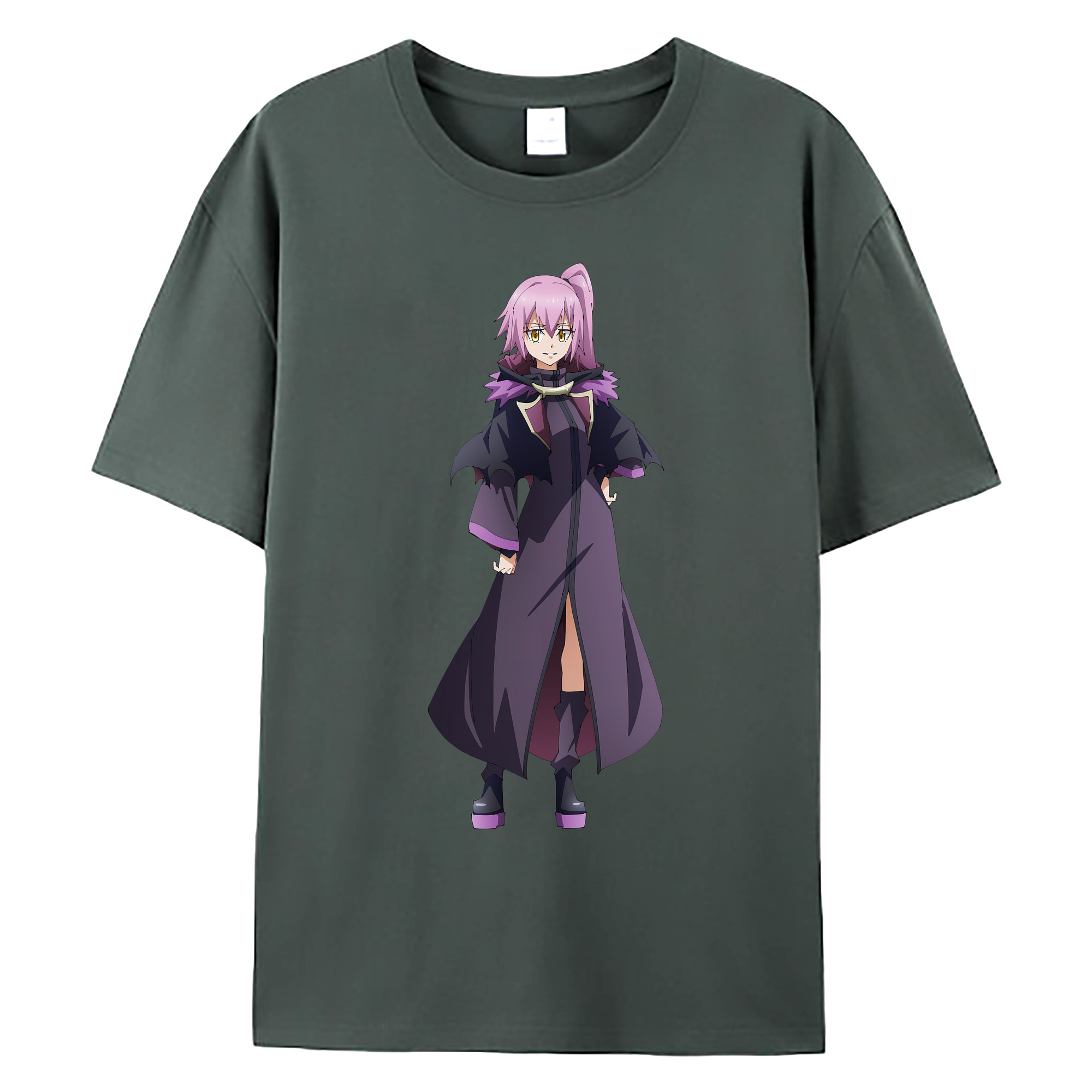 （画像用） 転スラ Regarding Reincarnated to Slime 綿100％ メンズ半袖Tシャツ｜肌触りやわらか＆通気性